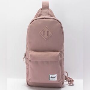 Herschel Ash Rose Canvas Shoulder Sling Bag